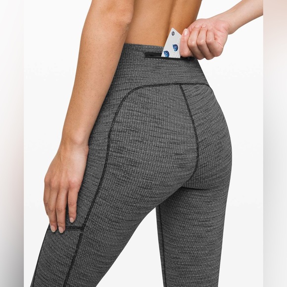 Lululemon Speed Up Tight High Rise Full Length Luxtreme Knit Heathered Leggings - Picture 4 of 15